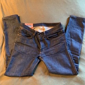 Acne Max BLA KONST raw denim waist 32